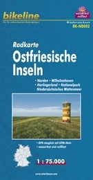 Fietskaart NDS02 Bikeline Radkarte Ostfriesische Inseln | Esterbauer