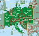 Wegenatlas Compact Centraal Europa | Freytag & Berndt
