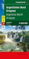 Wegenkaart - landkaart Argentinien Nord - Uruguay - Argentinië Noord - Uruguay | Freytag & Berndt