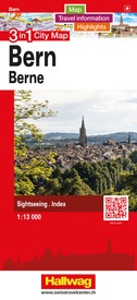 Stadsplattegrond Bern 3 in 1 CityMap | Hallwag