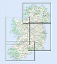 Wegenkaart - landkaart Ireland North ( Ierland ) | Ordnance Survey Ireland