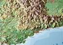 Wandkaart - Reliëfkaart van de Alpen met voelbaar 3D Reliëf, 77 x 57 cm | GeoRelief Wandkaart - Reliëfkaart van de Alpen met voelbaar 3D Reliëf, 77 x 57 cm | GeoRelief