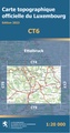 Topografische kaart - Wandelkaart 6 CT LUX Ettelbruck | Topografische dienst Luxemburg