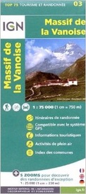 Fietskaart - Wandelkaart 03 Massif de la Vanoise | IGN - Institut Géographique National