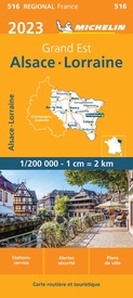 Wegenkaart - landkaart 516 Alsace - Lorraine, Elzas Lotharingen 2023 | Michelin