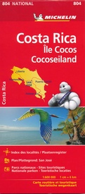 Wegenkaart - landkaart 804 Costa Rica | Michelin