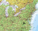 Wandkaart - Prikbord Noord Amerika - North America Political 120 x 100 cm | Maps International Wandkaart Noord Amerika, politiek, 100 x 120 cm | Maps International