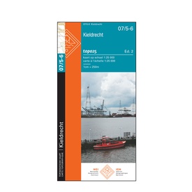 Topografische kaart - Wandelkaart 7/5-6 Topo25 Kieldrecht | NGI - Nationaal Geografisch Instituut