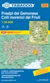 Wandelkaart 020 Prealpi del Gemonese - Colli morecini del Friuli  | Tabacco Editrice