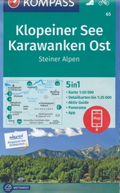 Wandelkaart 65 Klopeiner See - Karawanken Ost | Kompass