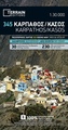 Wandelkaart 345 Karpathos - Kasos | Terrain maps