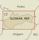 Wegenkaart - landkaart Slowakei - Slowakije | Reise Know-How Verlag
