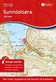 Wandelkaart - Topografische kaart 10078 Norge Serien Sunndalsøra | Nordeca