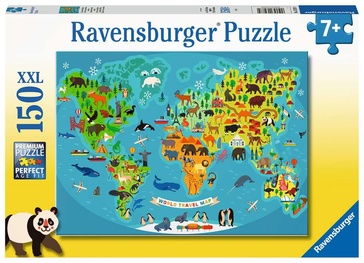 Kinderpuzzel Dieren van de wereld 150 XXL | Ravensburger