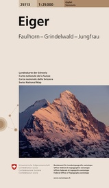Wandelkaart 25113 Eiger | Swisstopo