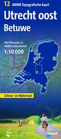 Fietskaart - Wandelkaart 12 Utrecht oost - Betuwe (Topografisch) | ANWB
