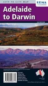 Wegenkaart - landkaart Adelaide - Darwin | Hema Maps