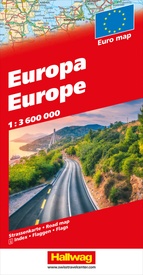 Wegenkaart - landkaart Europa - Europe | Hallwag