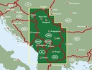 Wegenkaart - landkaart Servië , Montenegro, Kosovo en Noord-Macedonië | Freytag & Berndt