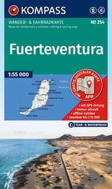 Wandelkaart 254 Fuerteventura | Kompass