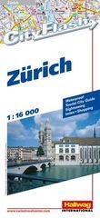 Stadsplattegrond City Flash Zürich  | Hallwag