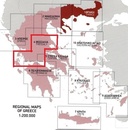 Wegenkaart - landkaart - Fietskaart 4 Touring Map Thessaly - central Greece, centraal Griekenland | Terrain maps