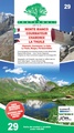Wandelkaart 29 Mont Blanc, Monte Bianco, Courmayeur, Chamonix, La Thuile | Fraternali Editore