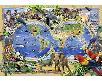 Legpuzzel Zeldzaam en bedreigd - Rare and Endangered | Eurographics