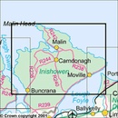 Topografische kaart - Wandelkaart 03 Discovery Donegal (NE), Derry | Ordnance Survey Ireland