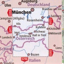 Wegenkaart - landkaart 269 Motorkarte Oberbayern - Tirol - Südtirol | Publicpress