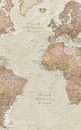 Wereldkaart 90 Antiek & politiek , 136 x 84 cm | Maps International