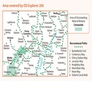 Wandelkaart - Topografische kaart 206 OS Explorer Map Edge Hill, Fenny Compton | Ordnance Survey