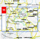 Wandelkaart 96 Carpegna - Sasso di Simone | L'Escursionista editore