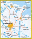 Fietskaart 02 ADFC Radtourenkarte Holstein Hamburg | BVA BikeMedia