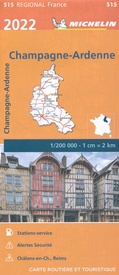 Wegenkaart - landkaart 515 Champagne Ardennen 2022 | Michelin
