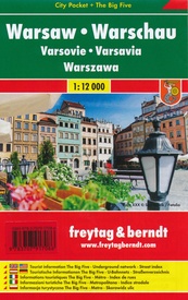 Stadsplattegrond City Pocket Warschau | Freytag & Berndt