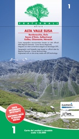 Wandelkaart 01 Alta Valle Susa | Fraternali Editore