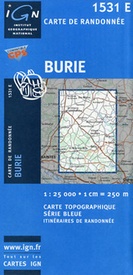 Wandelkaart - Topografische kaart 1531E SB - Serie Bleue Burie | IGN - Institut Géographique National
