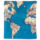 Kadotip Reiswaszak World Map Laundry Bag | Kikkerland