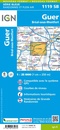 Topografische kaart - Wandelkaart 1119SB Bréal-sous-Montfort, Guer | IGN - Institut Géographique National