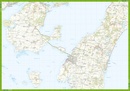 Wandelkaart Terrängkartor DK Øhavsstien syd – Het archipelpad naar het zuiden | Calazo