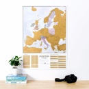 Scratch Map Europe travel edition | 30 x. 42 cm | Maps International