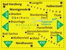 Wandelkaart 452 Mittlerer Harz | Kompass