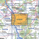 Wandelkaart 2522 SB - Serie Bleue Cosne / Cours-sur-Loire / Donzy | NGI - Nationaal Geografisch Instituut