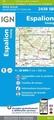 Wandelkaart - Topografische kaart 2438SB Espalion - Estaing | IGN - Institut Géographique National