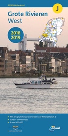 Waterkaart J Grote Rivieren West 2018 - 2019 | ANWB Media