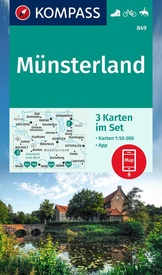 Wandelkaart 849 Münsterland | Kompass