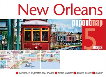 Stadsplattegrond Popout Map New Orleans | Compass Maps