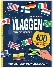 Kinderatlas Vlaggen van de wereld stickerboek | Image Books