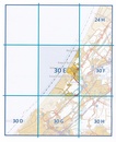 Topografische kaart - Wandelkaart 30E Katwijk aan Zee | Kadaster